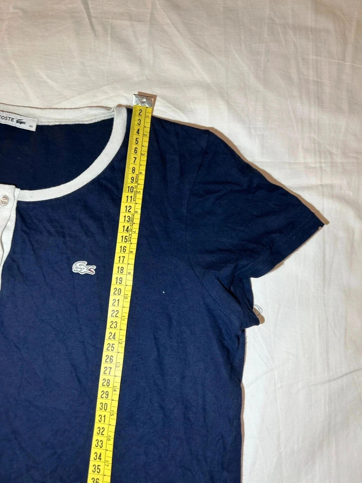 Navy blue Lacoste T-shirt – photo 6